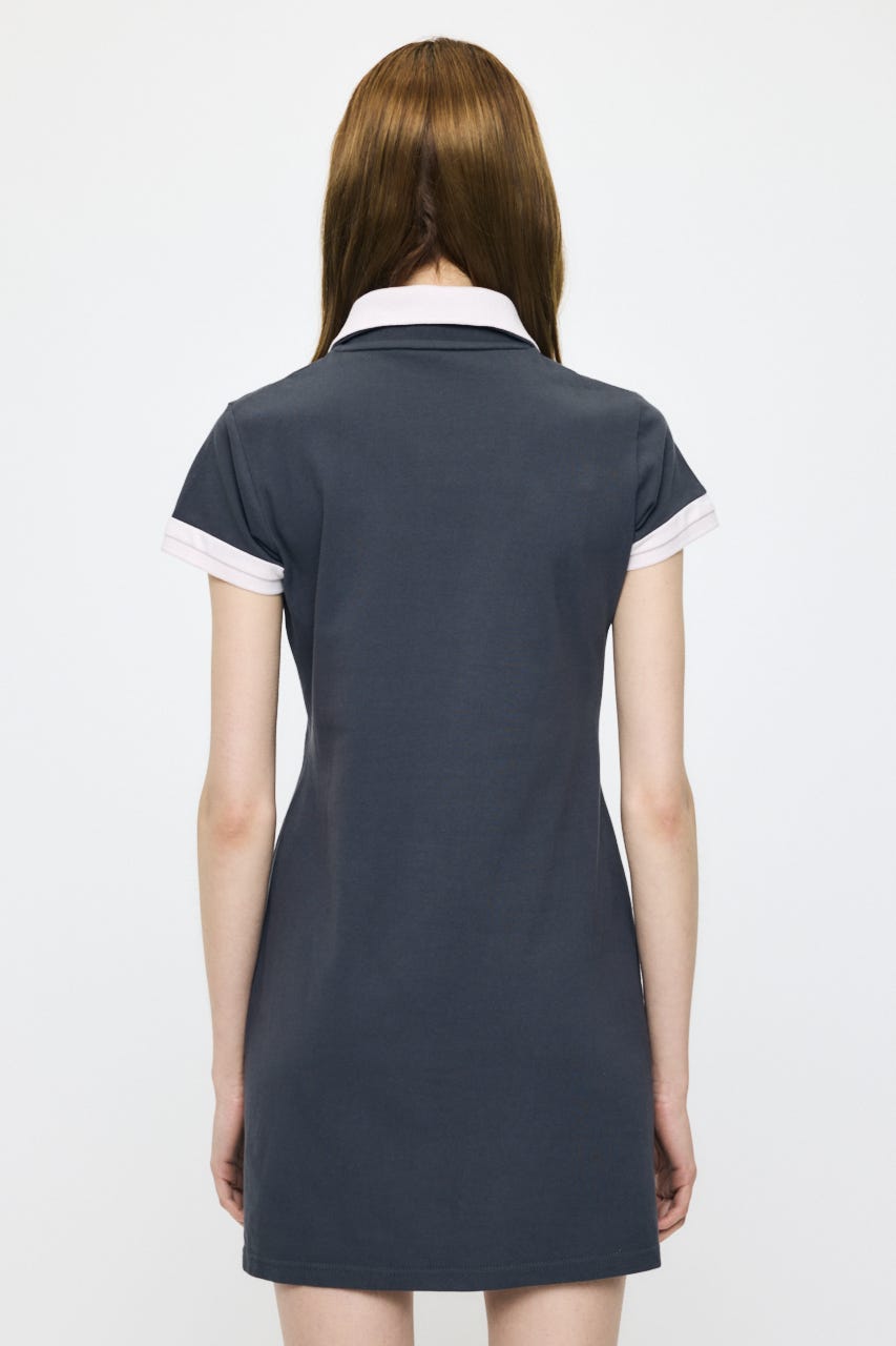 CONTRAST POLO ドレス GRY 2