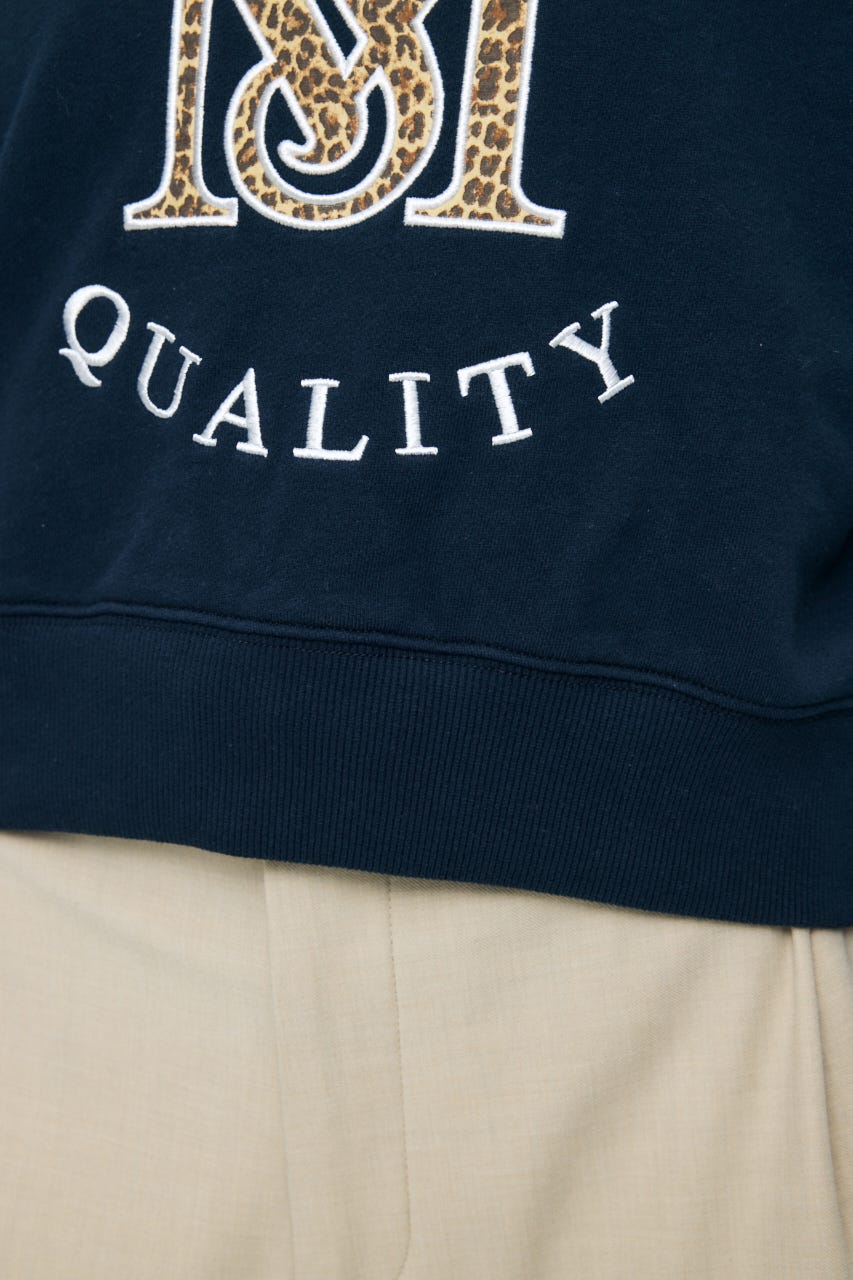 MOUSSY MONOGRAM LOGO スウェット NVY FREE