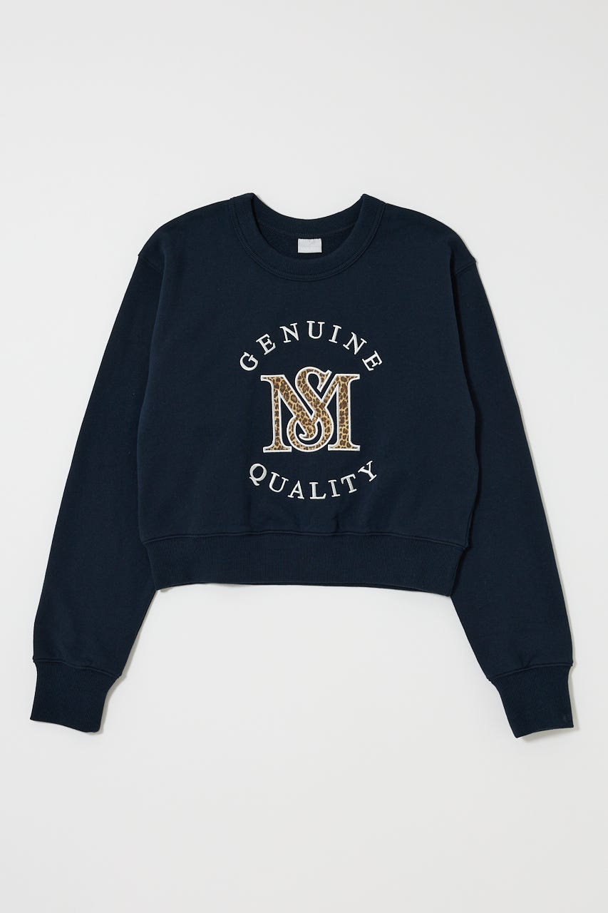 MOUSSY MONOGRAM LOGO スウェット NVY FREE