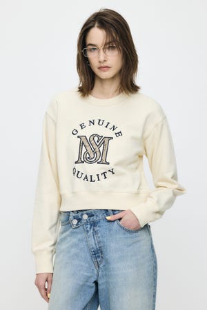 MOUSSY MONOGRAM LOGO スウェット