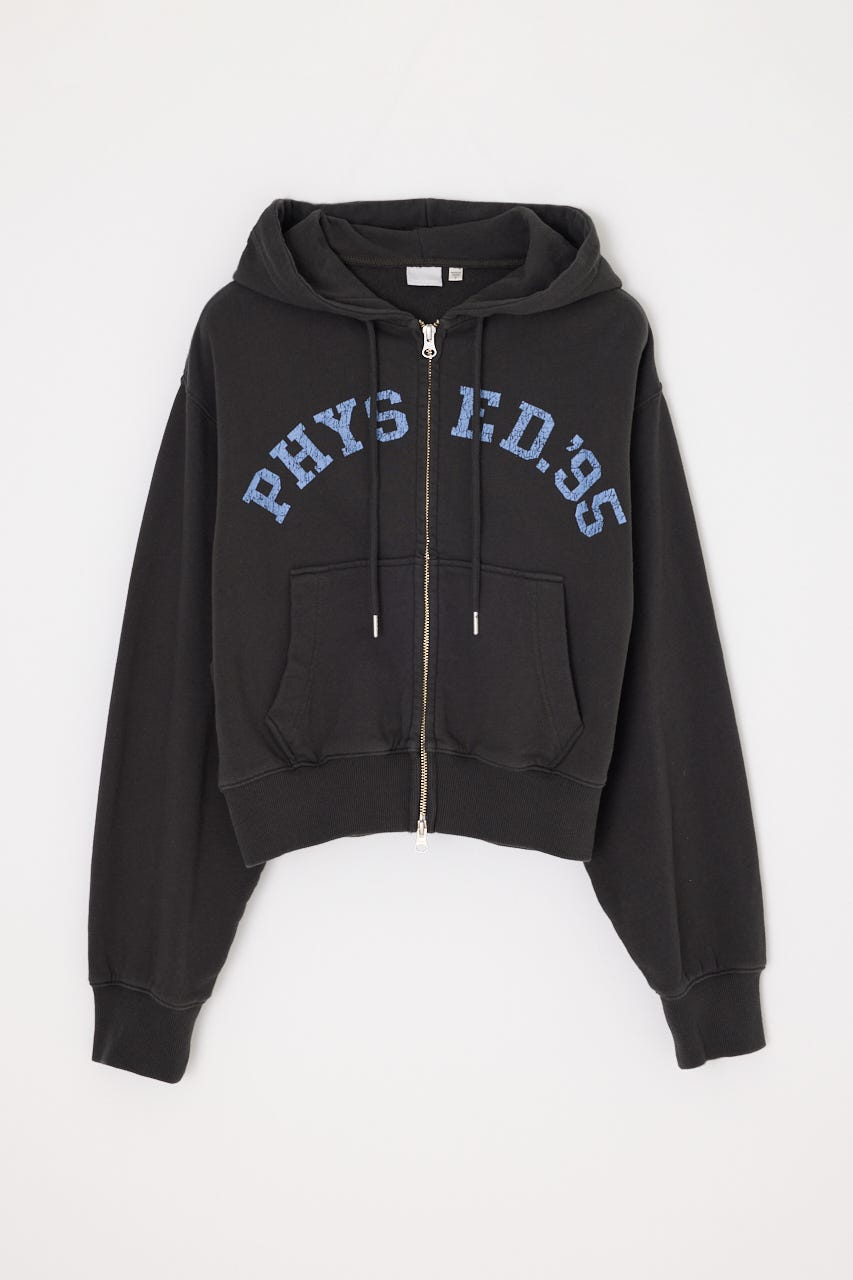 PHYS. ED. ZIP UP フーディー L/BLK FREE