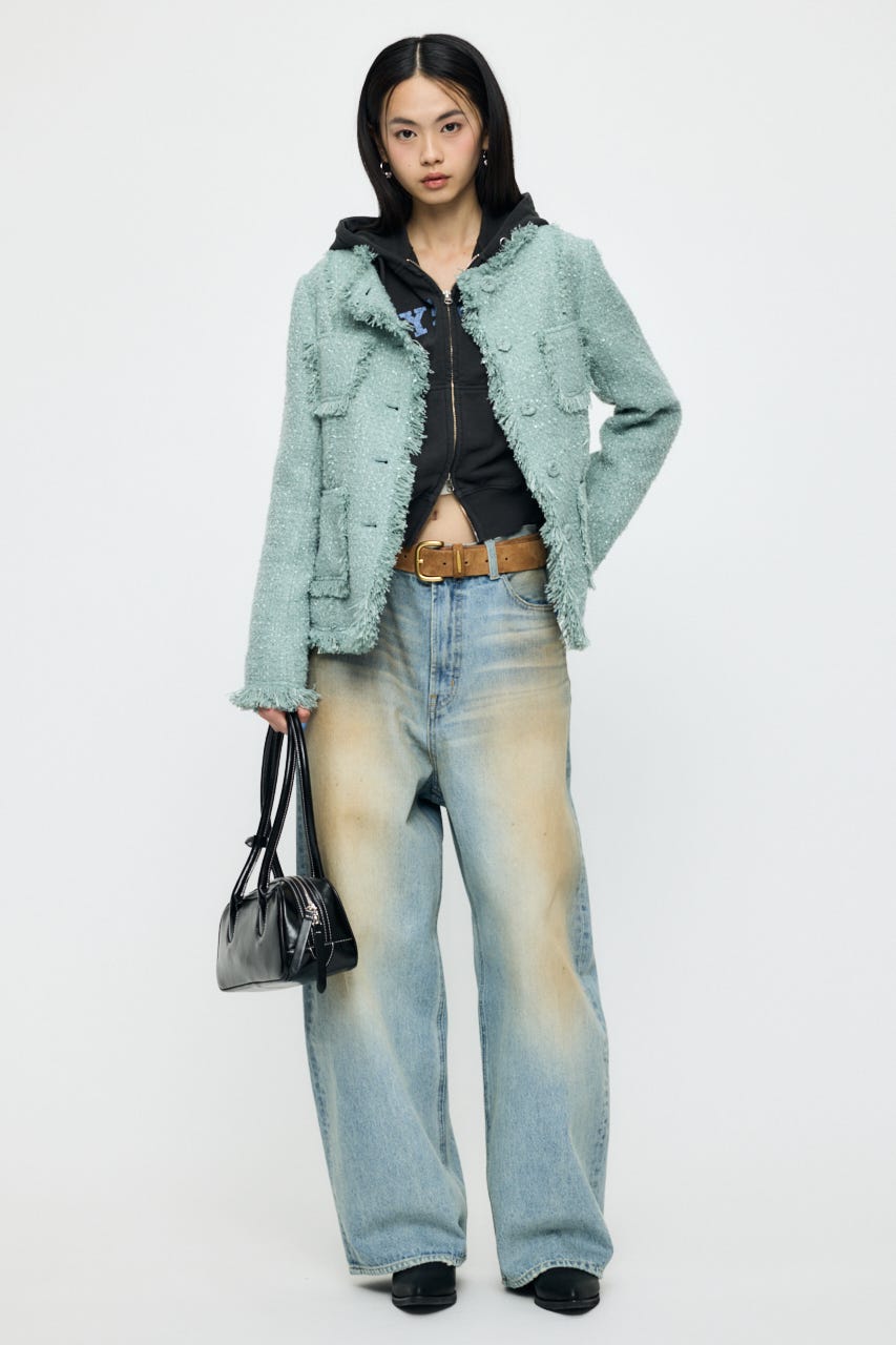 PHYS. ED. ZIP UP フーディー L/BLK FREE