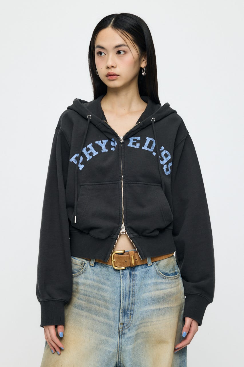 PHYS. ED. ZIP UP フーディー L/BLK FREE