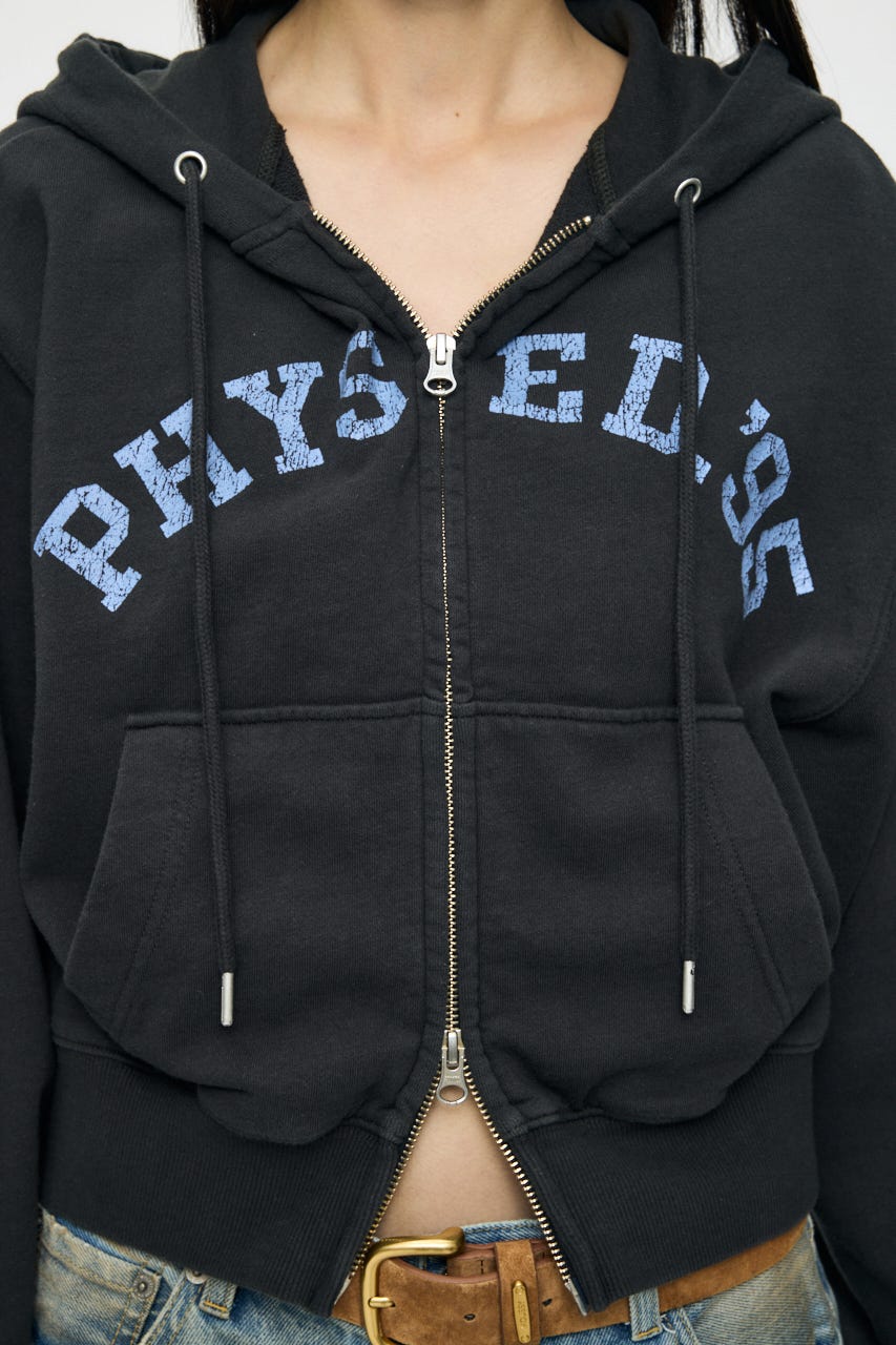 PHYS. ED. ZIP UP フーディー L/BLK FREE