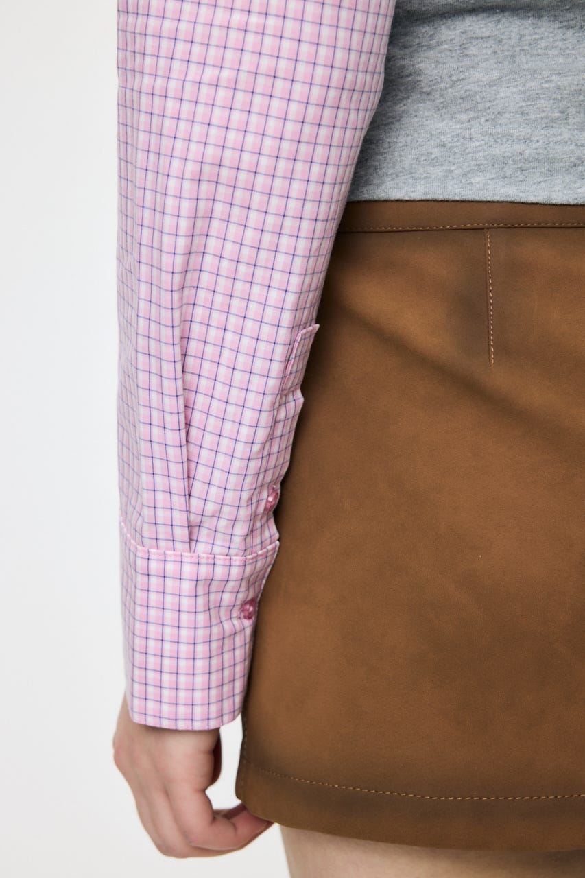 【SS先行アイテム】SHIRT SLEEVE STRIPED POLO Tシャツ T.GRY FREE