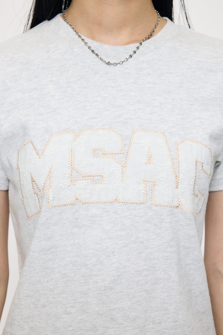 LACE LOGO TEE T.GRY 1