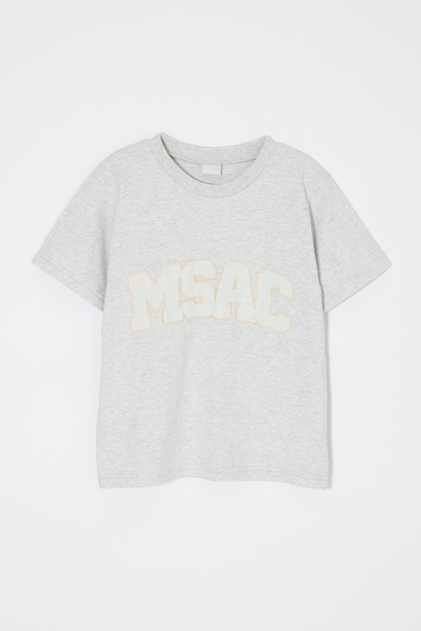 LACE LOGO TEE T.GRY 1