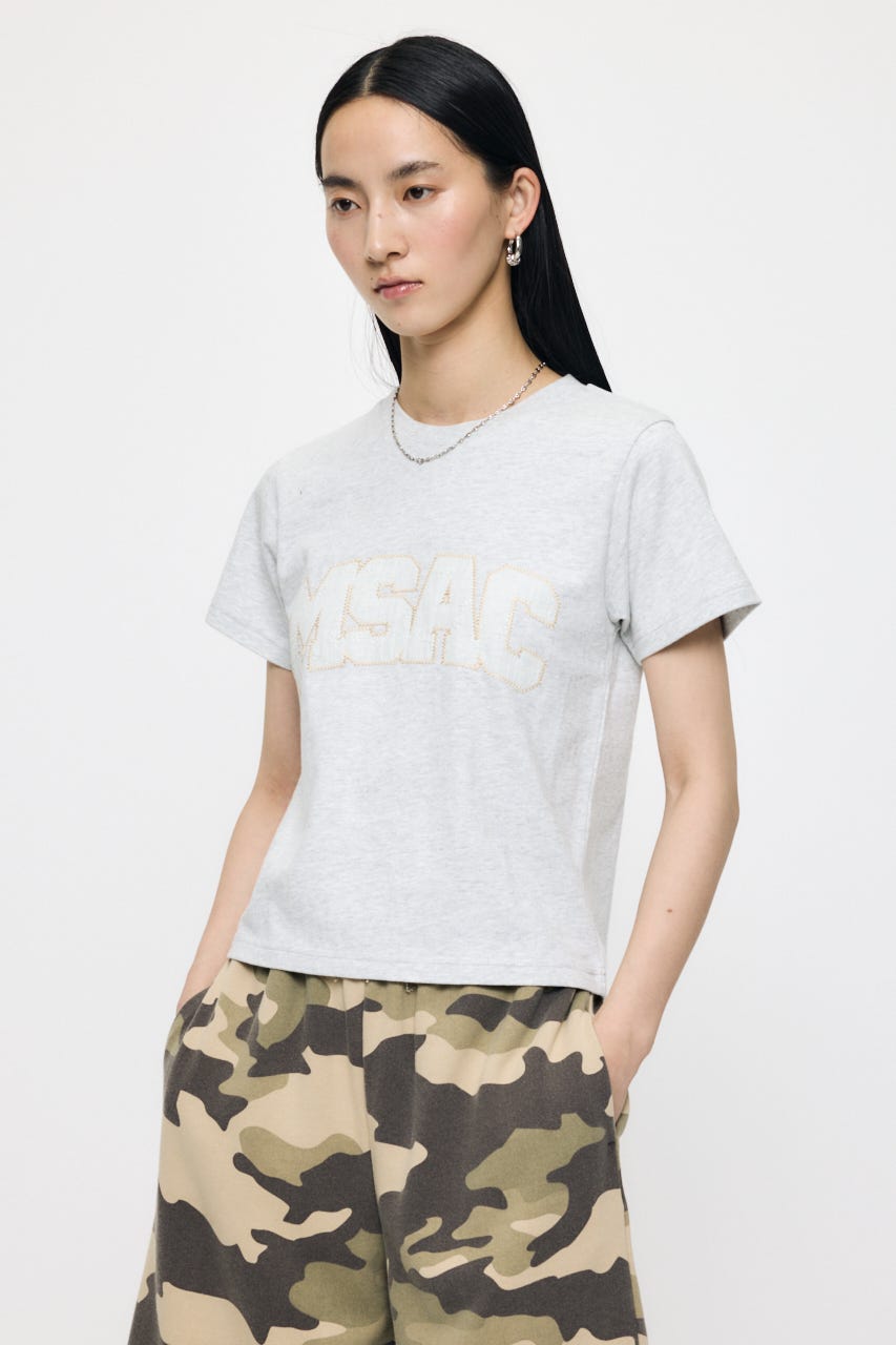 LACE LOGO TEE T.GRY 1