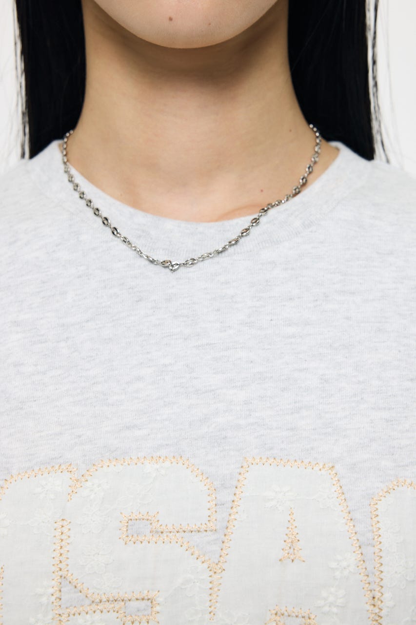 LACE LOGO TEE T.GRY 1