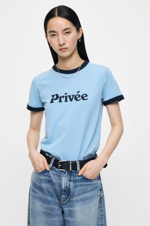 PRIVEE RINGER Tシャツ