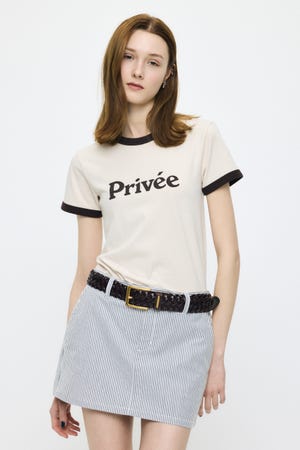 PRIVEE RINGER Tシャツ