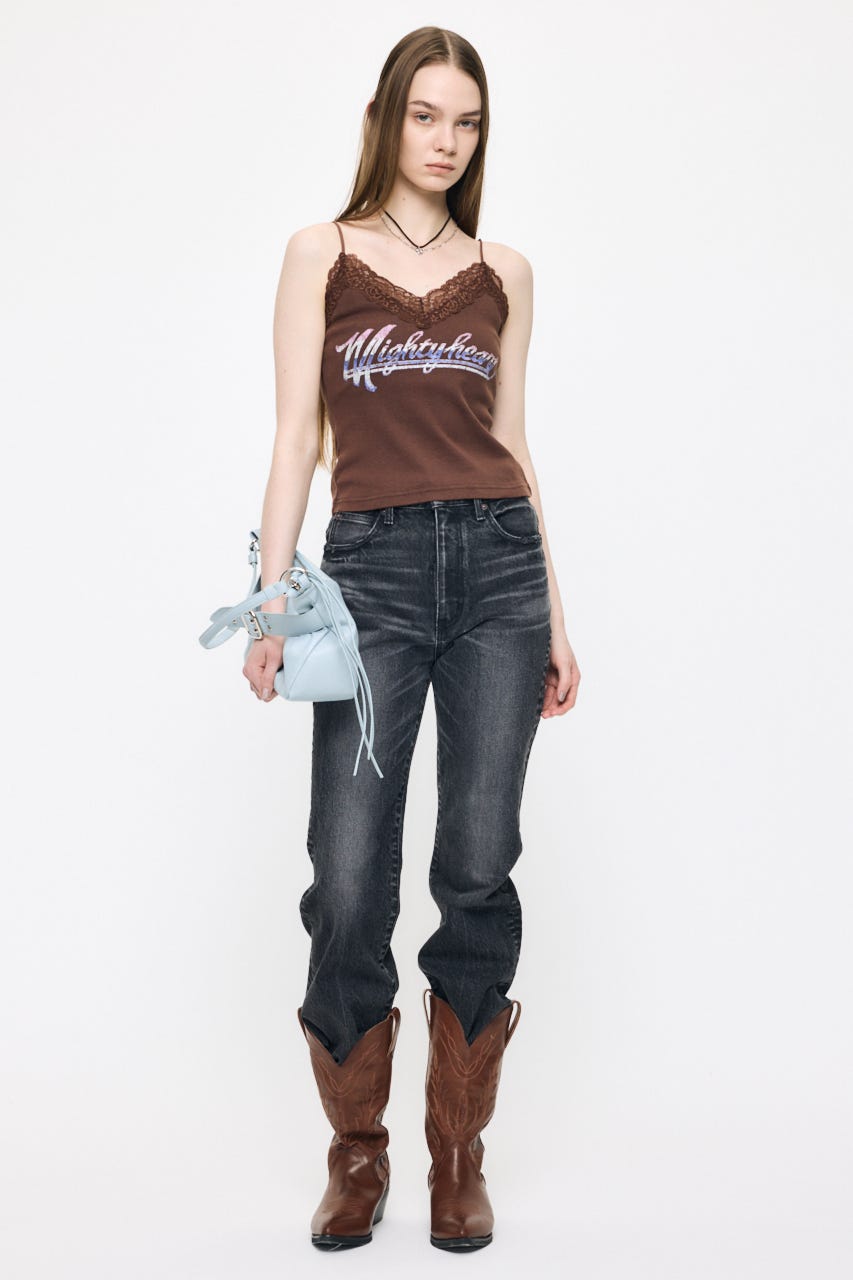 RETRO FADE LACE キャミ BRN FREE