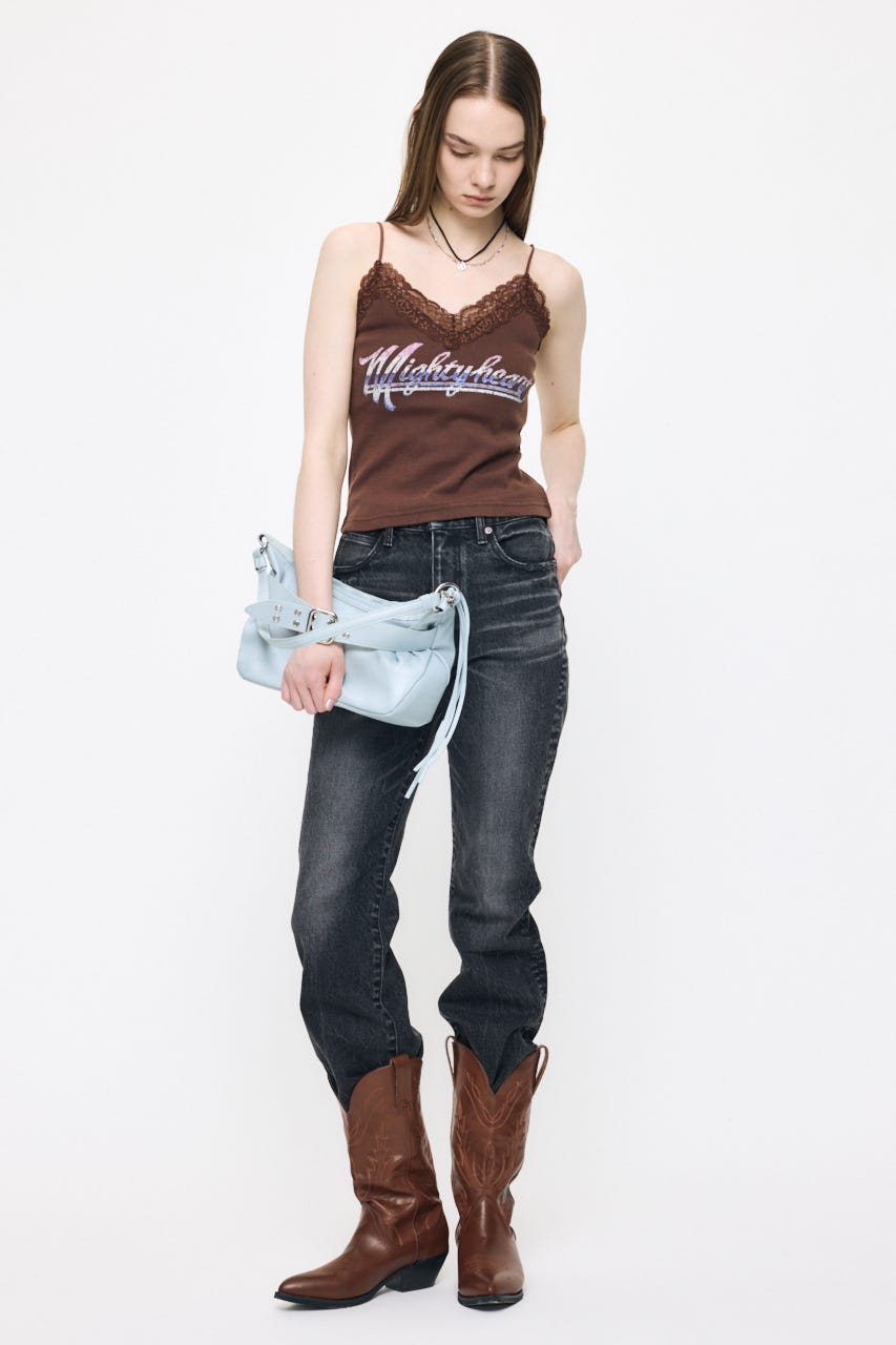 RETRO FADE LACE キャミ BRN FREE