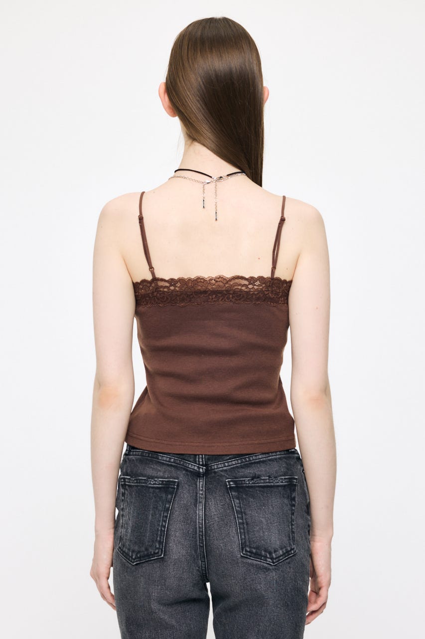 RETRO FADE LACE キャミ BRN FREE