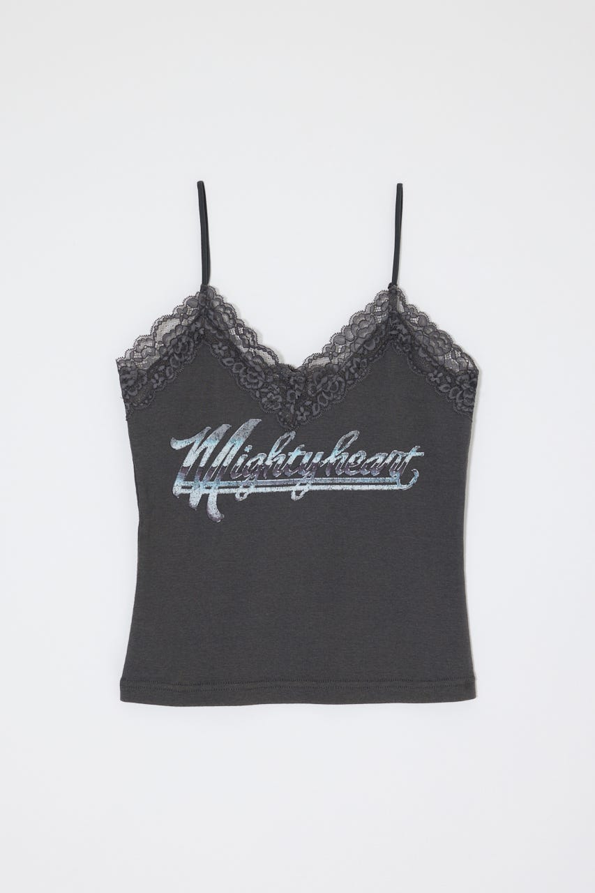 RETRO FADE LACE キャミ L/BLK FREE
