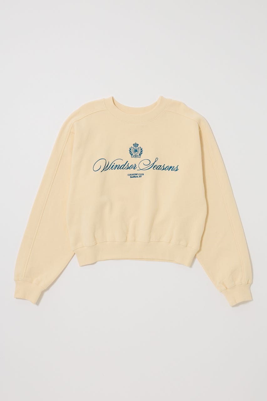 CC EMBROIDERY プルオーバー L/YEL FREE