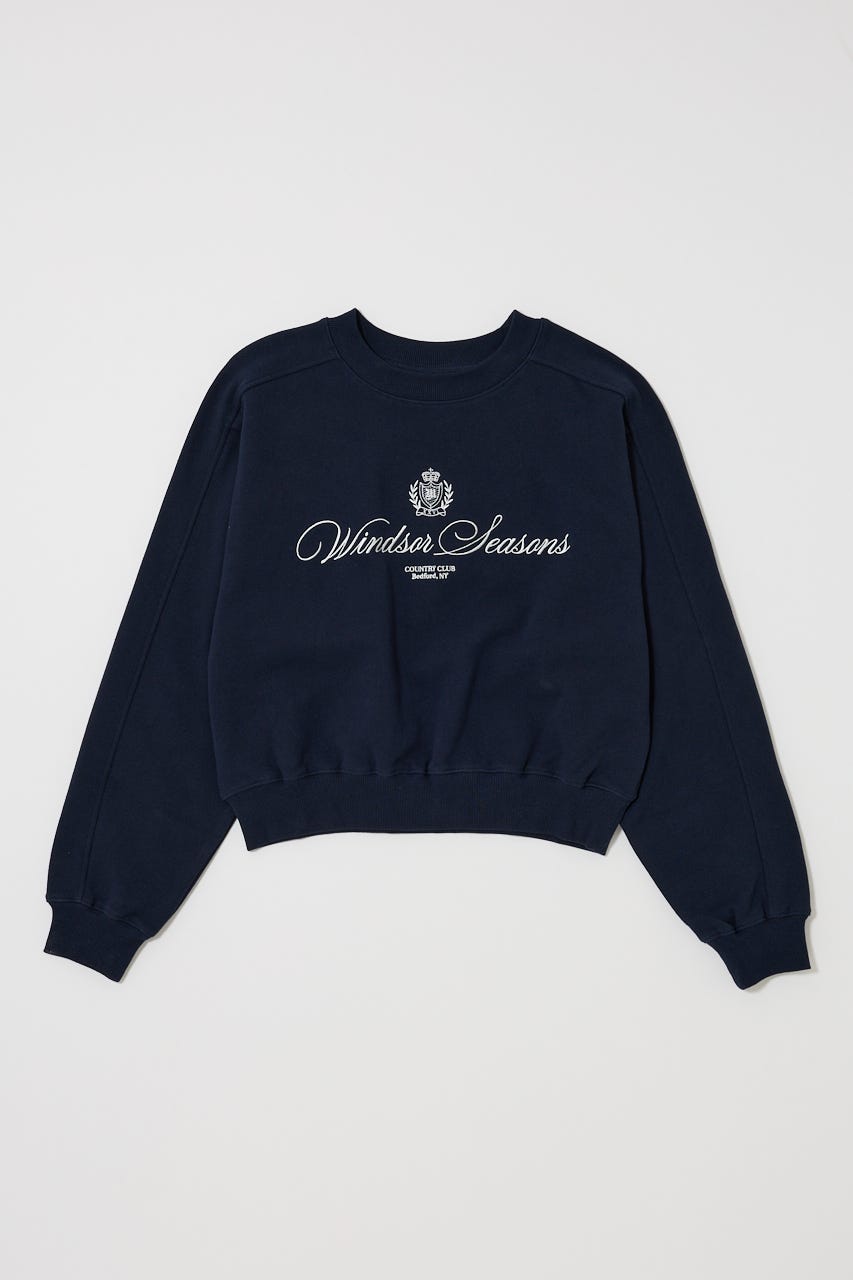 CC EMBROIDERY プルオーバー NVY FREE