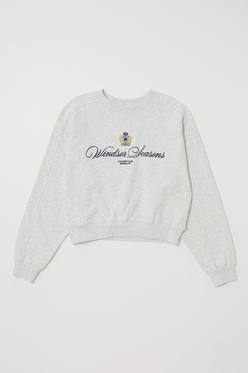 CC EMBROIDERY プルオーバー T.GRY FREE