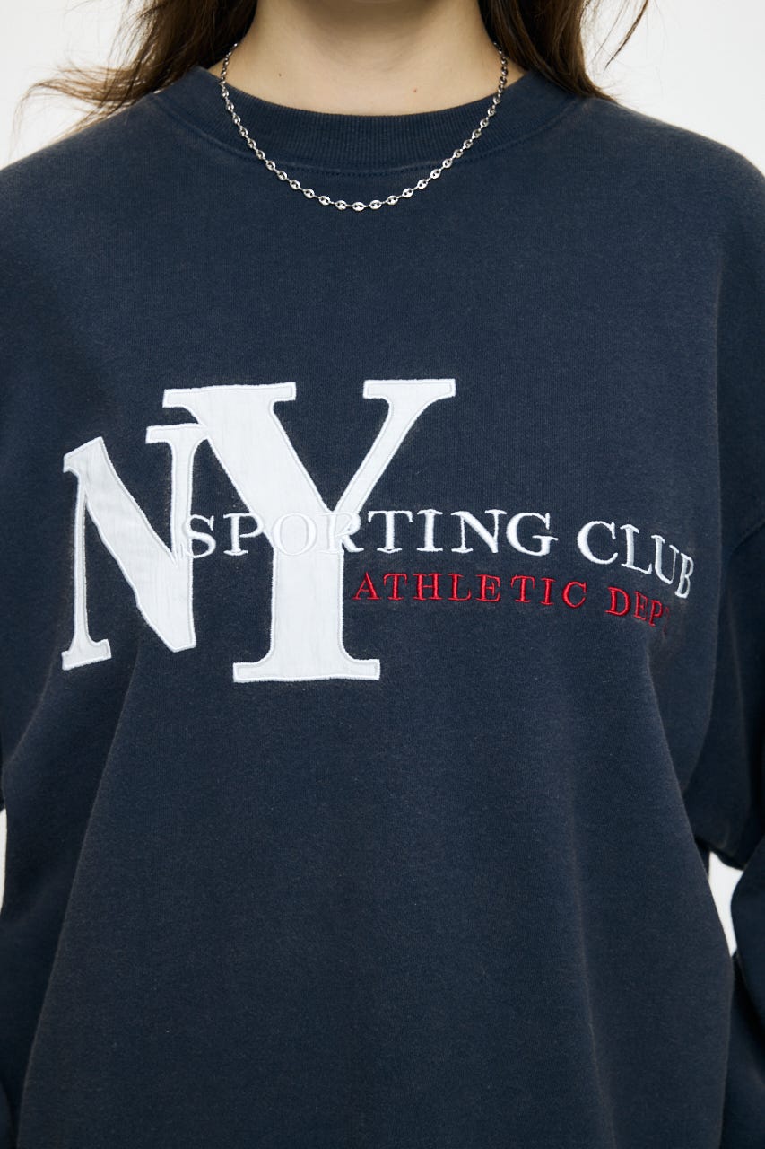 NY LOOSE SWEAT シャツ NVY FREE