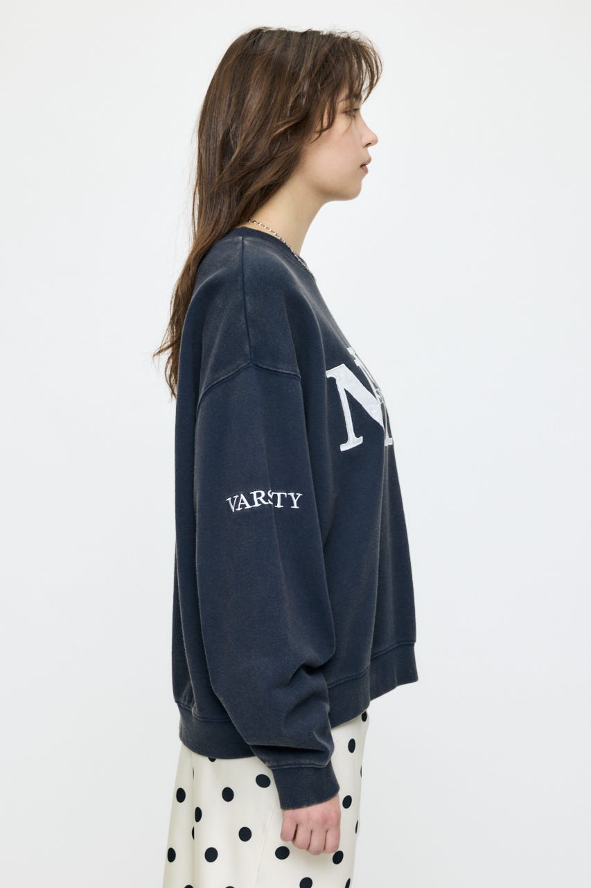NY LOOSE SWEAT シャツ NVY FREE