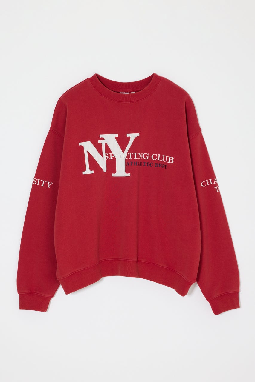 NY LOOSE SWEAT シャツ RED FREE