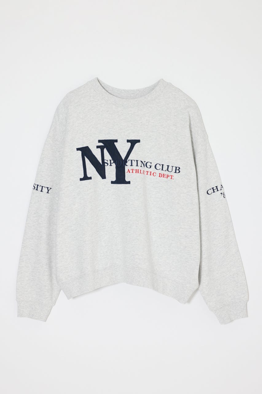 NY LOOSE SWEAT シャツ T.GRY FREE