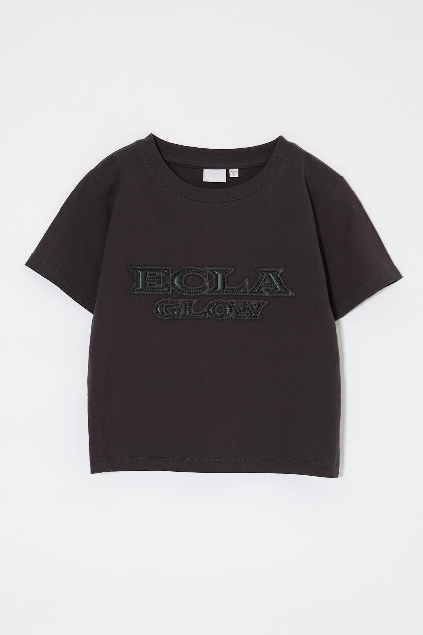 LEATHER PATCH Tシャツ BLK FREE