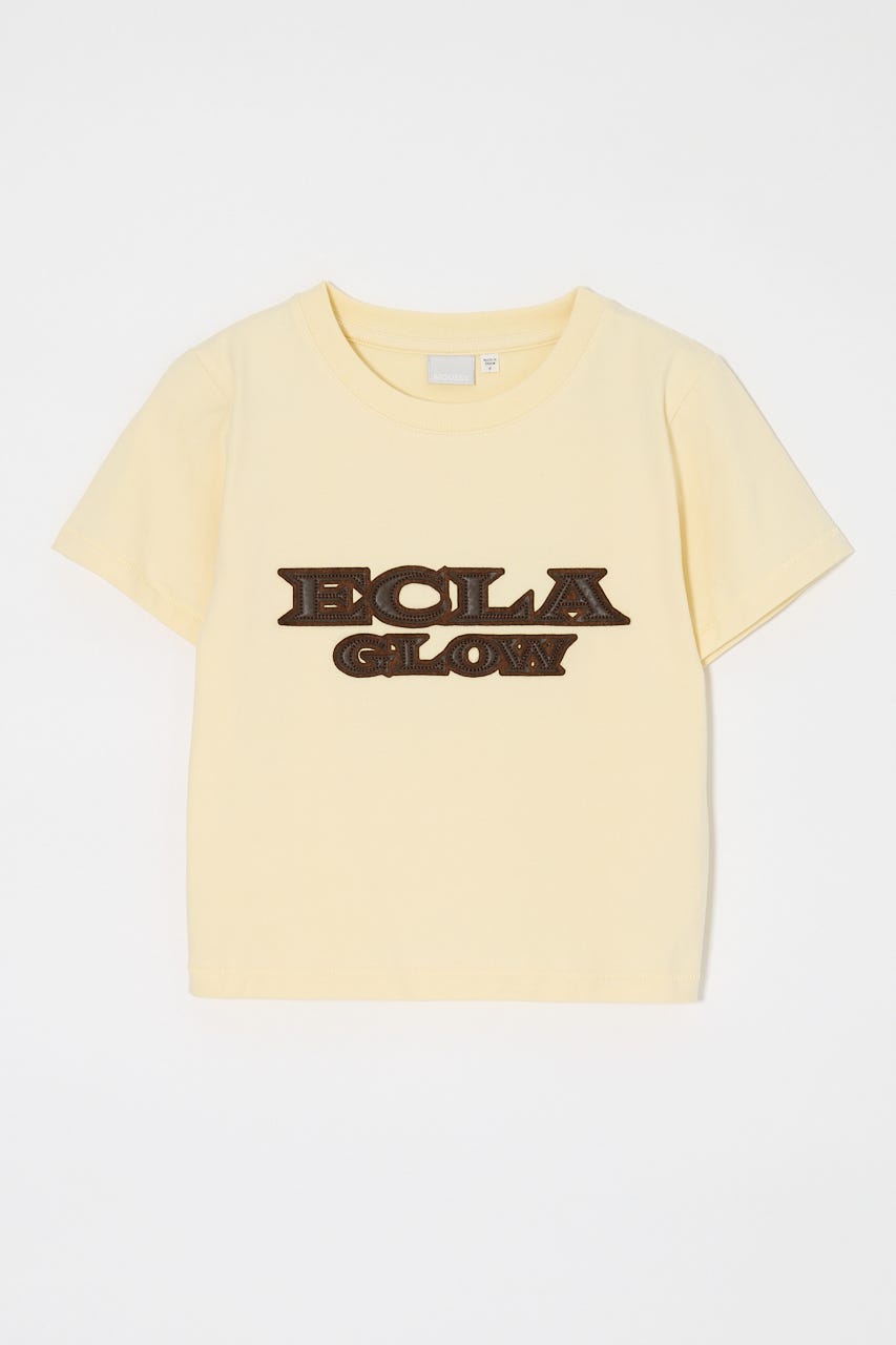 LEATHER PATCH Tシャツ L/YEL FREE