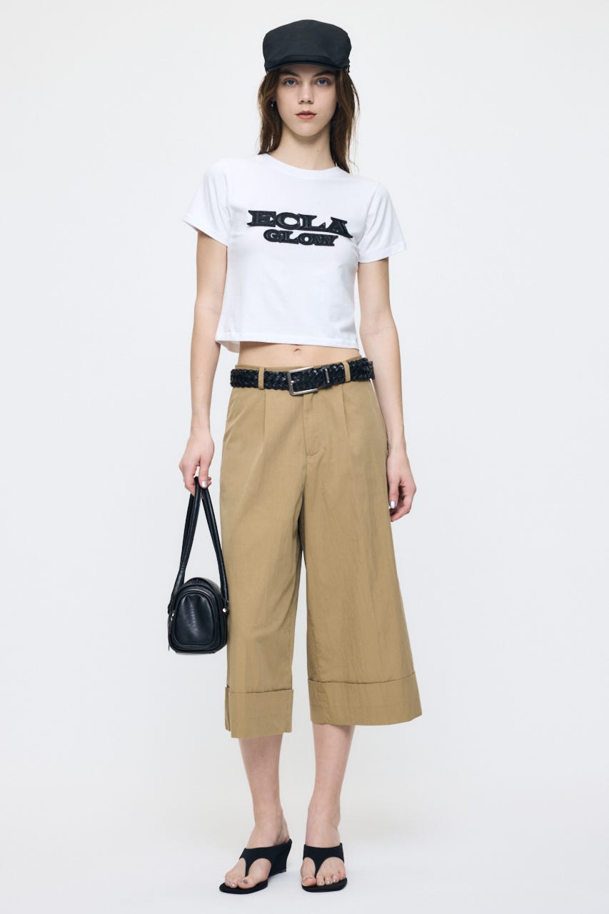 LEATHER PATCH Tシャツ WHT FREE