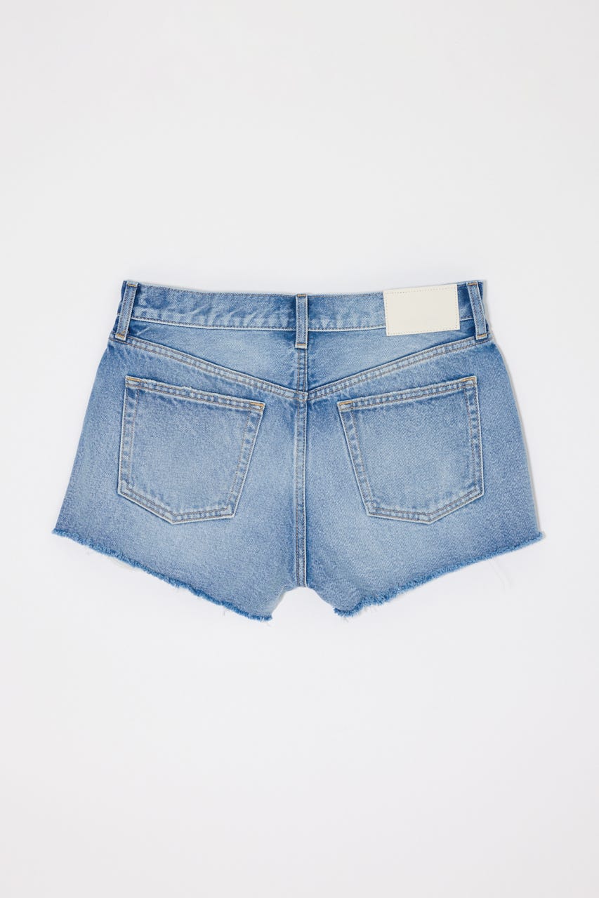 MIDRISE RIPPED ショーツ L/BLU 0