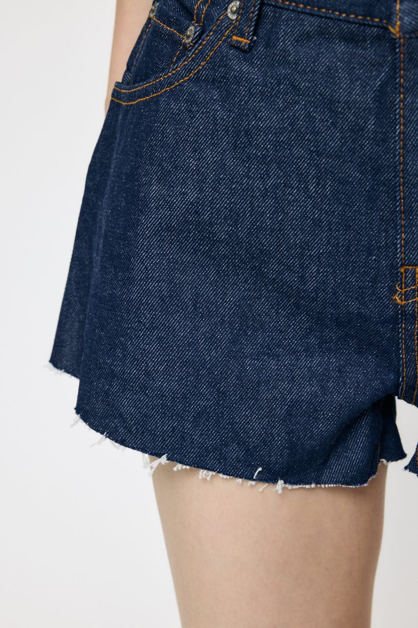 MIDRISE RIPPED ショーツ One Wash 1