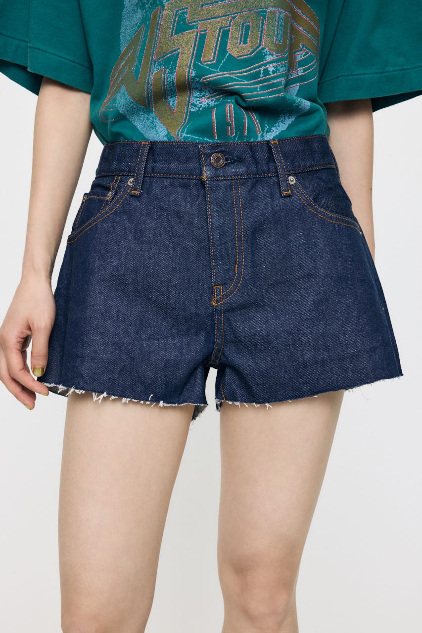 MIDRISE RIPPED ショーツ One Wash 1