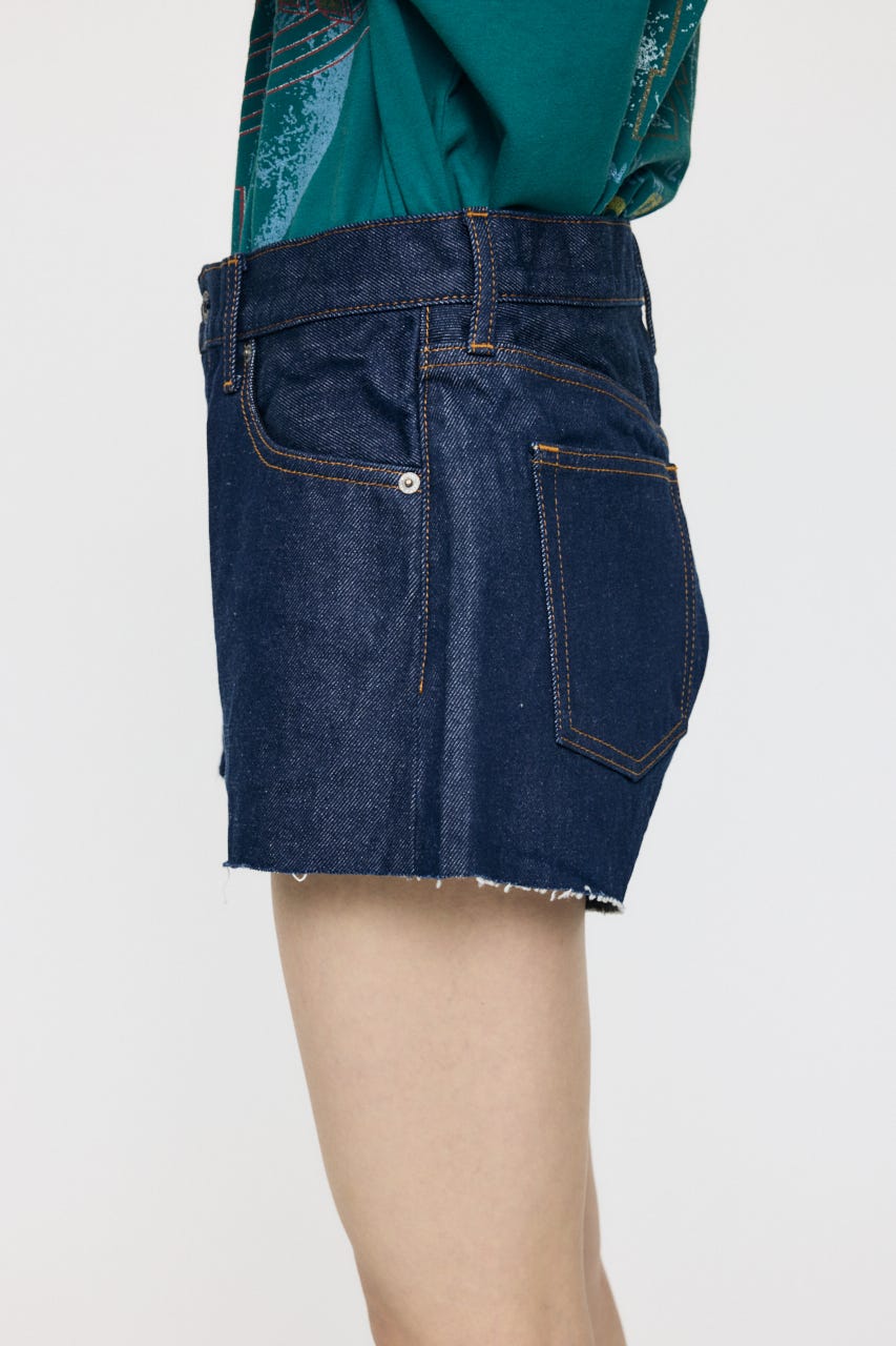 MIDRISE RIPPED ショーツ One Wash 1