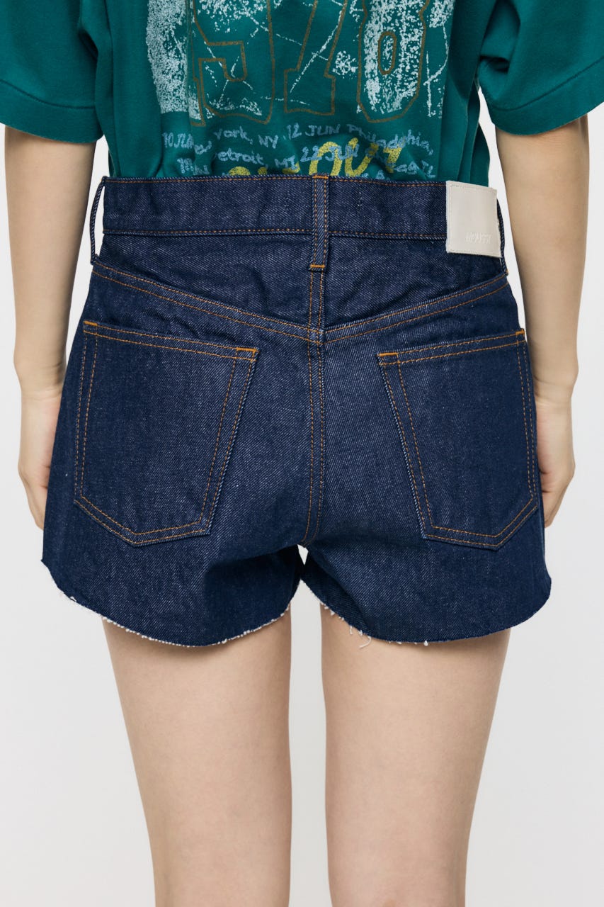 MIDRISE RIPPED ショーツ One Wash 1