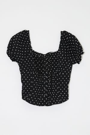 POLKA DOT CORSET ブラウス