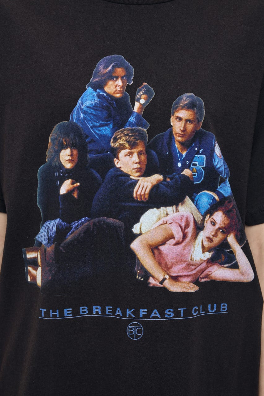 FD THE BREAKFAST CLUB TEE BLK FREE