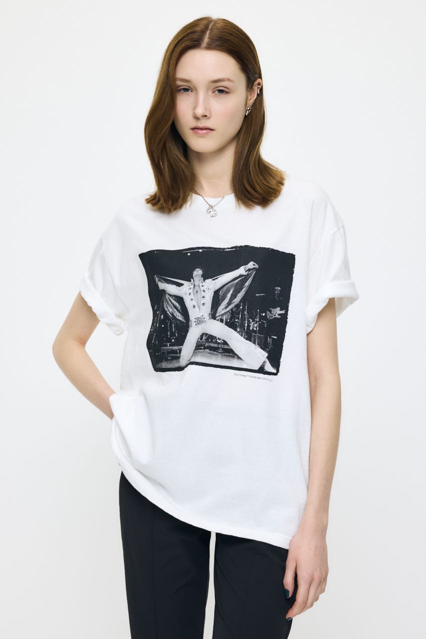 FD ELVIS TEE WHT FREE