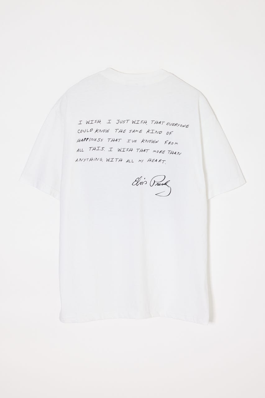 FD ELVIS TEE WHT FREE