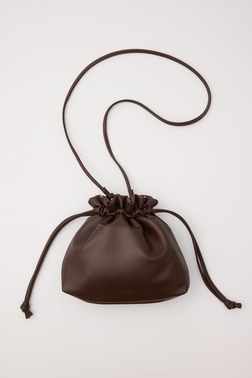 F/LEATHER PURSE BAG（BRN） BRN FREE