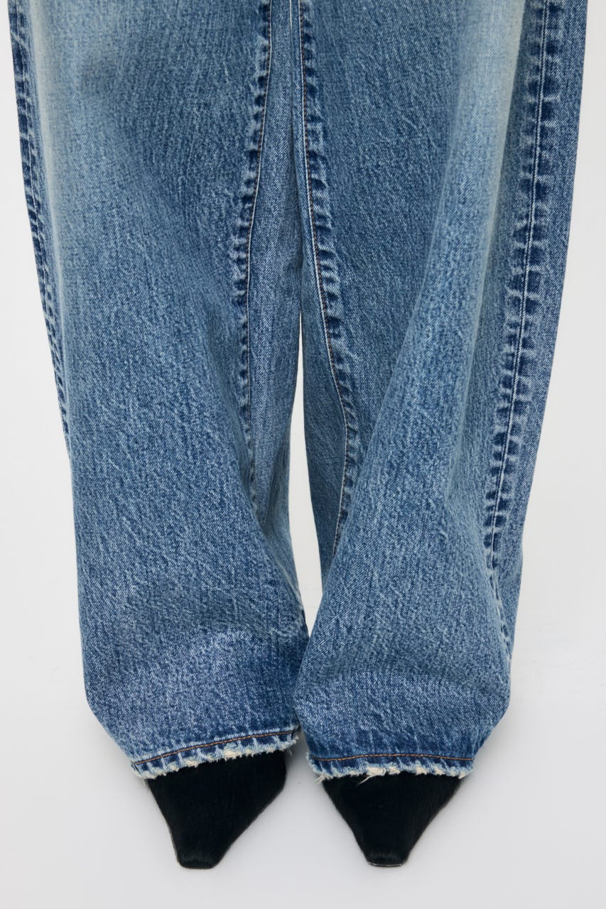 MIDRISE CURVED WIDE ストレート BLU 26inch