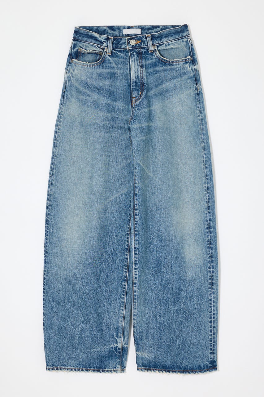 MIDRISE CURVED WIDE ストレート BLU 26inch