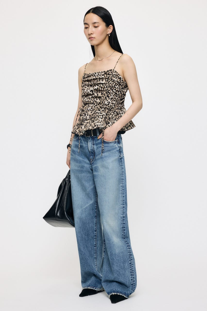 MIDRISE CURVED WIDE ストレート BLU 26inch