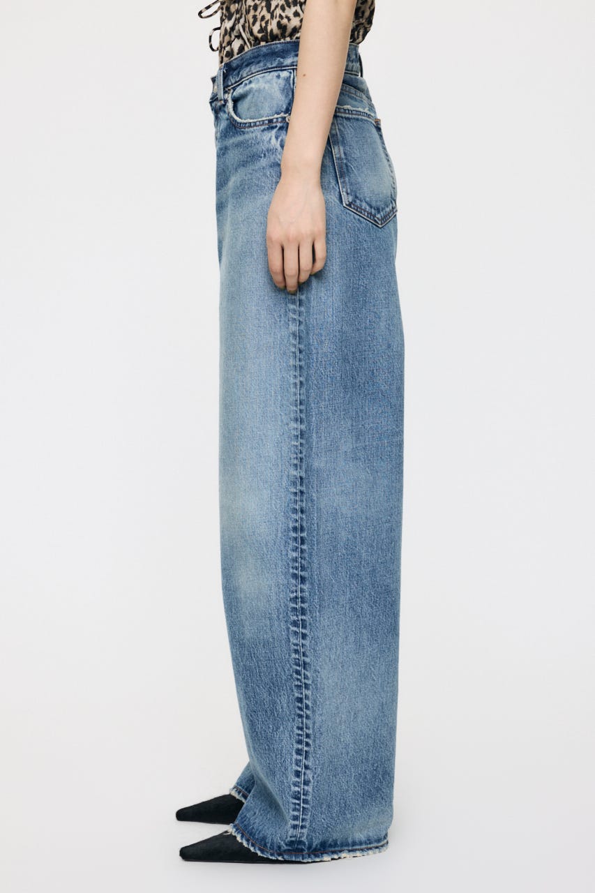 MIDRISE CURVED WIDE ストレート BLU 26inch