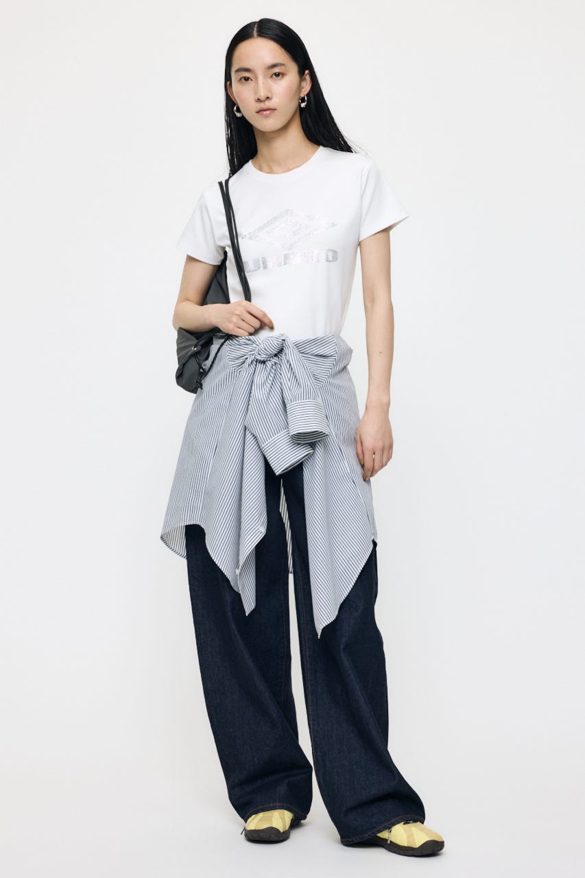 MIDRISE CURVED WIDE ストレート One Wash 23inch