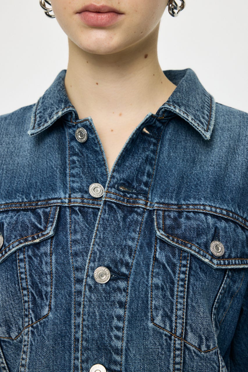 TENCEL(TM) DENIM SHORT ジャケット BLU FREE