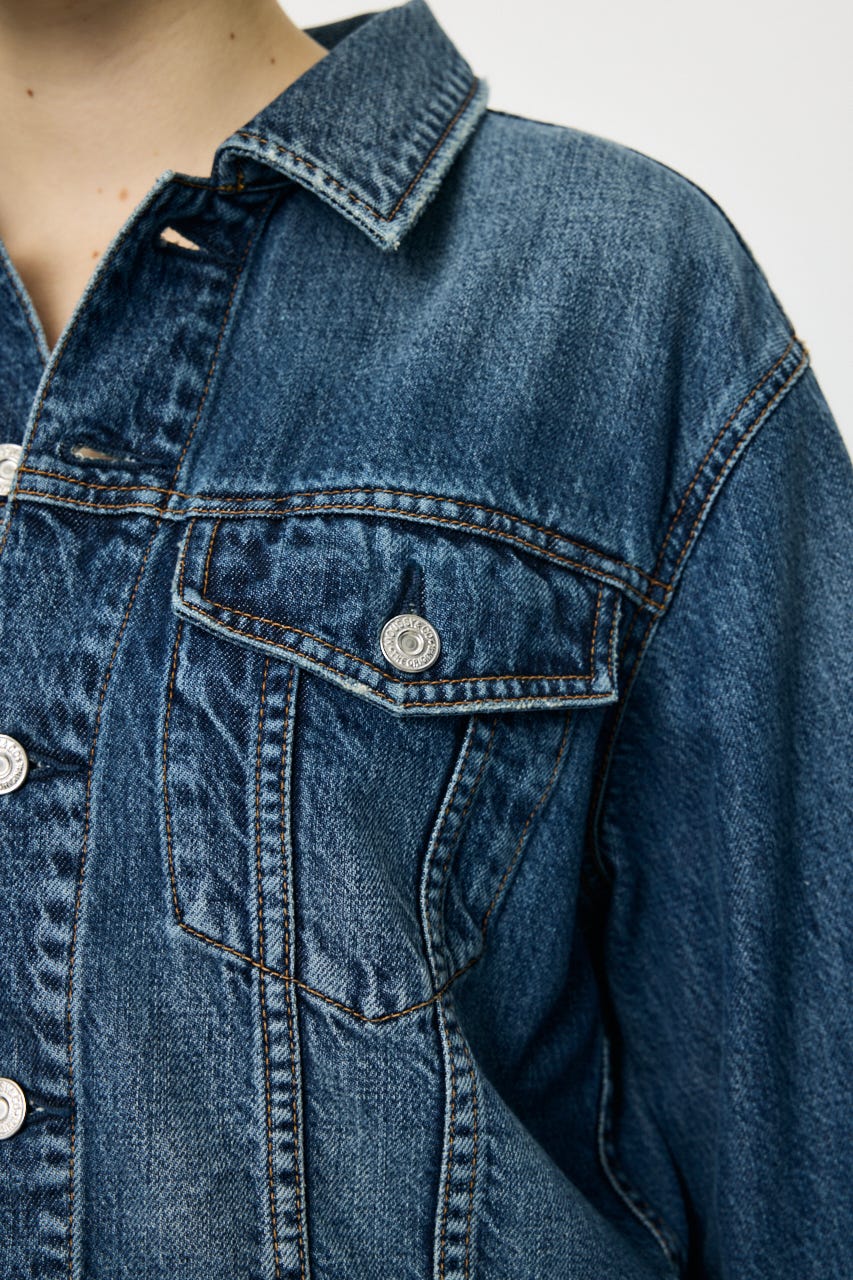 TENCEL(TM) DENIM SHORT ジャケット BLU FREE