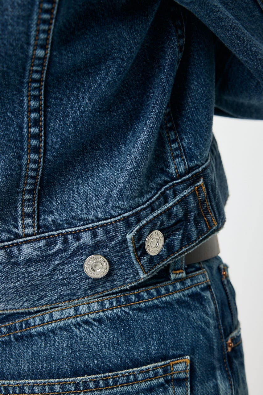 TENCEL(TM) DENIM SHORT ジャケット BLU FREE