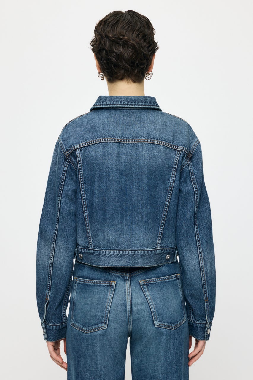 TENCEL(TM) DENIM SHORT ジャケット BLU FREE