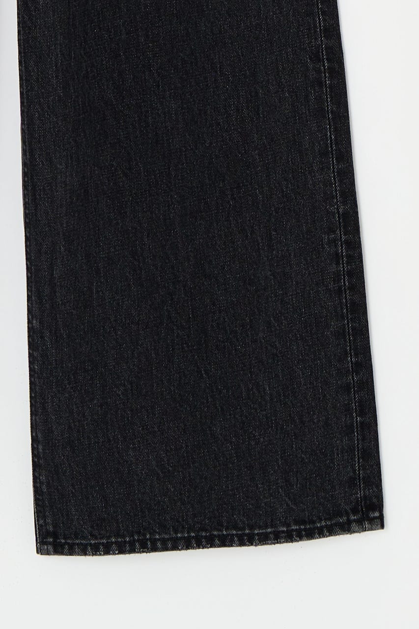 CROSS WAIST WIDE ストレート BLK 2