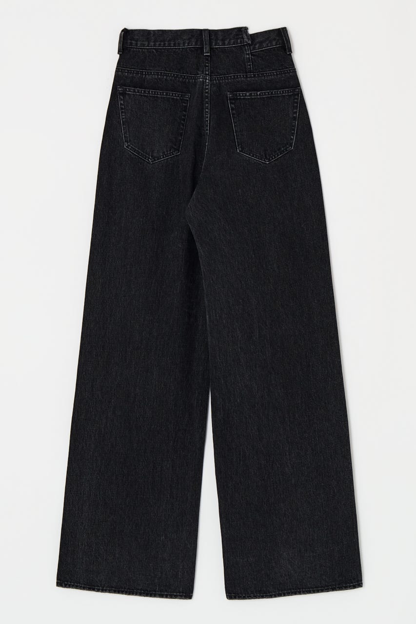 CROSS WAIST WIDE ストレート BLK 2